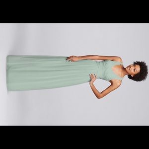 David’s Bridal Mesh Bridesmaid Dress